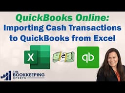 Import Cash Transactions to Quickbooks from Excel