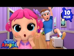 Clumsy Daddy - Boo Boo Song | Little Angel And Friends Kid Songs