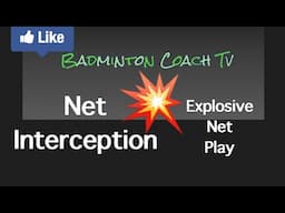 Net Interception- Badminton Doubles Exercises Forecourt Skills and Drills- Be DOMINANT & DEADLY 2019