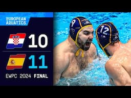 HIGHLIGHTS | Croatia vs. Spain | Final | European Water Polo Championships 2024