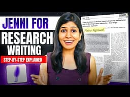 HOW TO USE AI TOOL JENNI FOR RESEARCH PAPER WRITING🔥| Step-by-step process explained 🤯