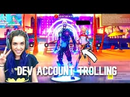 Trolling Egirls with a Fortnite Dev Account! (SHE WAS MAD)