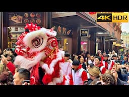 Year Of The Snake Kicks Off in London 2025 🐍  Chinese New year 2025  Preparations Walk [4K HDR]