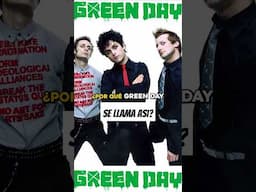 ¿Por qué Green Day se llama así?