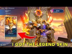 GOT JOHNSON LEGEND SKIN FOR CHEAP | MOBILE LEGENDS NEW LEGEND SKIN