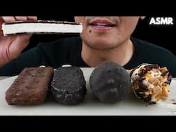 ASMR | Oreo Ice Cream + Strawberry Butter Cone + Chocolate Bar | The Hangry Mole