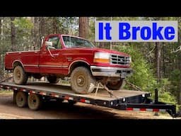 The Old F250 Powerstroke Finally Quit