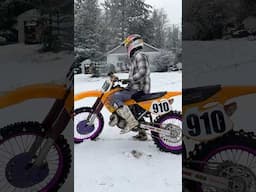 Warming up a 1996 KTM 300MXC