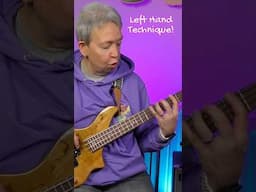 Bass Left Hand Technique Basics For Beginners #ukulelebass #bass