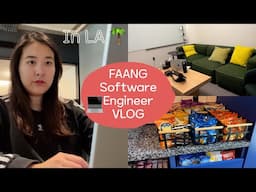 Week in a life of a FAANG software engineer in LA (Office Edition vlog)