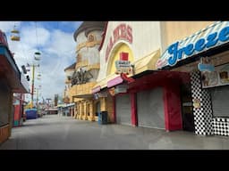 The Empty Boardwalk Of Santa Cruz California - Classic Attractions - The Lost Boys Filming Locations