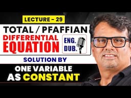 Ordinary Differential Equation in English | Solution of Pfaffian Equation By Homogeneous Method