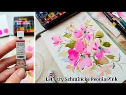 Let's try the Schmincke Peonia Pink