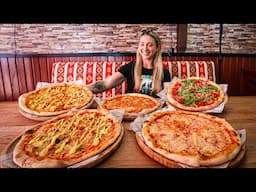 €200 Cash If I'm The FIRST Person To Finish The 5x Pizza Challenge!!