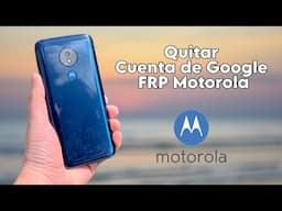 Eliminar cuenta de Google Motorola sin PC 2024 - Sin aplicaciones, todos los modelos