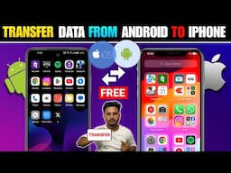 ✅ How To Transfer Data From Android To IPhone | Android Se IPhone Me Data Transfer Kaise Karen 2025