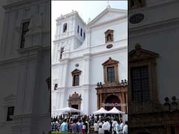 Se Cathedral church in Old Goa ⛪ #shorts #trending #goa #ytshorts #youtubeshorts