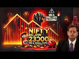 Jan 27 Nifty Below 23000; Mid, Small Caps Bleeding