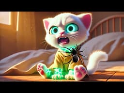 Kitten bitten by radioactive spider😻🕷️☢️#cat #ai #catlover #catvideos #cutecat #aicat