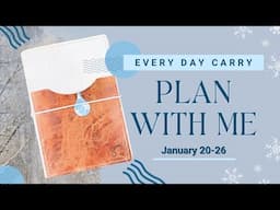 PWM - Every Day Carry // Plan With Me (January 20-26) ▪️ A6 Plans By Just Scribble