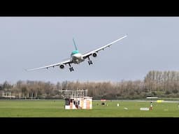 A330 Crosswind Landing Goes Wrong