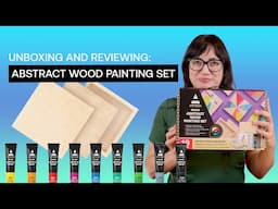 Unlocking Creativity: Arteza Abstract Wood Painting Set with Angela Yang