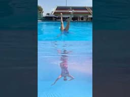 Grace above, power below 🌊 An above-and-underwater perspective on artistic swimming 🐬