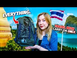 EVERYTHING I packed for 3 MONTHS in THAILAND 🇹🇭