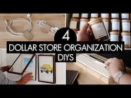 *AMAZING* Dollar Store Organization Ideas