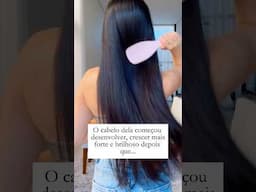 O cabelo dela começou a crescer mais forte e brilhoso depois que…￼