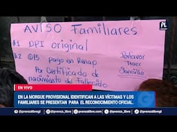 Tragedia bajo puente Belice: instalan morgue provisional para identificar a víctimas de busazo