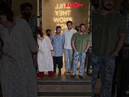 Salman Khan POSES with Aamir Khan and his kids' post Loveyapa's screening 😍 #shorts