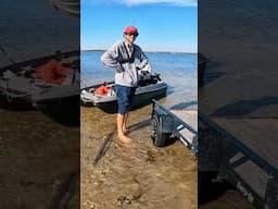 Low Tide Tiny Boat Launch in Pond Prowler #pondprowler #boatlaunch #boatlaunchfail