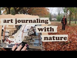 about art journaling with nature🍂