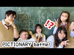 BOYS v GIRLS! Pictionary Battle with friends!!