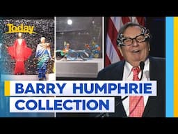 Glamourous Barry Humphries' collection goes on display ahead of auction | Today Show Australia