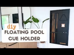 DIY Floating Pool Cue Holder (Rack)