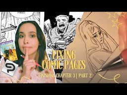 Fixing Two Comic Pages (Clip Studio Paint) | Finishing Chapter 3 Art Vlog, Part 2