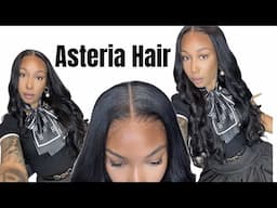 It Came Pre Curled 😍 No Styling Needed! | Seamless 13x6 Frontal Wig Install Ft Asteria Hair