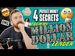 Private Lender REVEALS How to Get Funding (Real Estate Insider Tips)