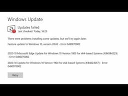 How To Fix Windows Update Error 0x80070002 on Windows 11/10