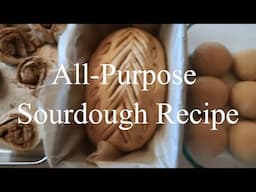 Our Favorite Sourdough Baked Goods / Basic All-Purpose Recipe