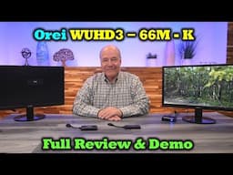 Orei WUDH3-66M-K | Wireless HDMI Extender - Easy Sharing of Your Media