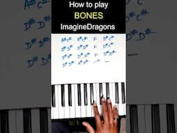 How to Play Bones- Imagine Dragons #Shorts | Indian Solfege