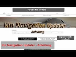 Kia Navigation Updater - Anleitung (Updates für alle Kia Modelle, Ceed, Proceed, EV6, Sorento, usw.)