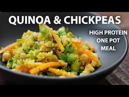 One Pot CHICKPEA AND QUINOA Recipe | Easy Vegetarian and Vegan Meals | Quinoa Recipes