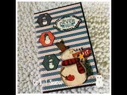 SNOWFALL Collection by Authentique Mini Book | Class at Creative Chaos