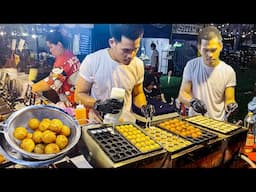 Watch This Master Chef Create Delicious Takoyaki Balls | Thai Street Food