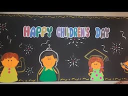 Children's Day board decoration