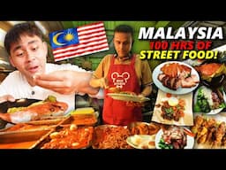 100 Hours of MALAYSIAN Street Food! FILIPINO Tries BEST Street Food of MALAYSIA!